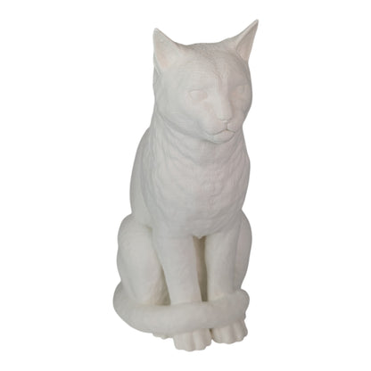 Cleo: The Curious Feline Observer Cat Figurine