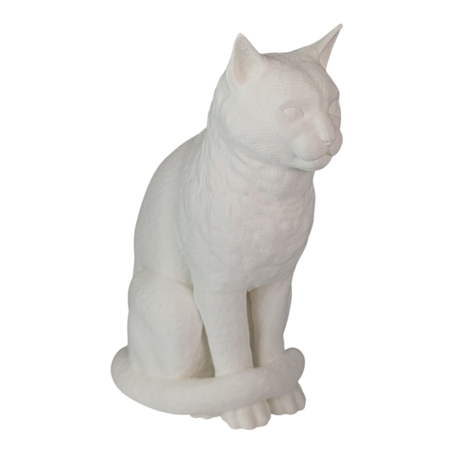 Cleo: The Curious Feline Observer Cat Figurine