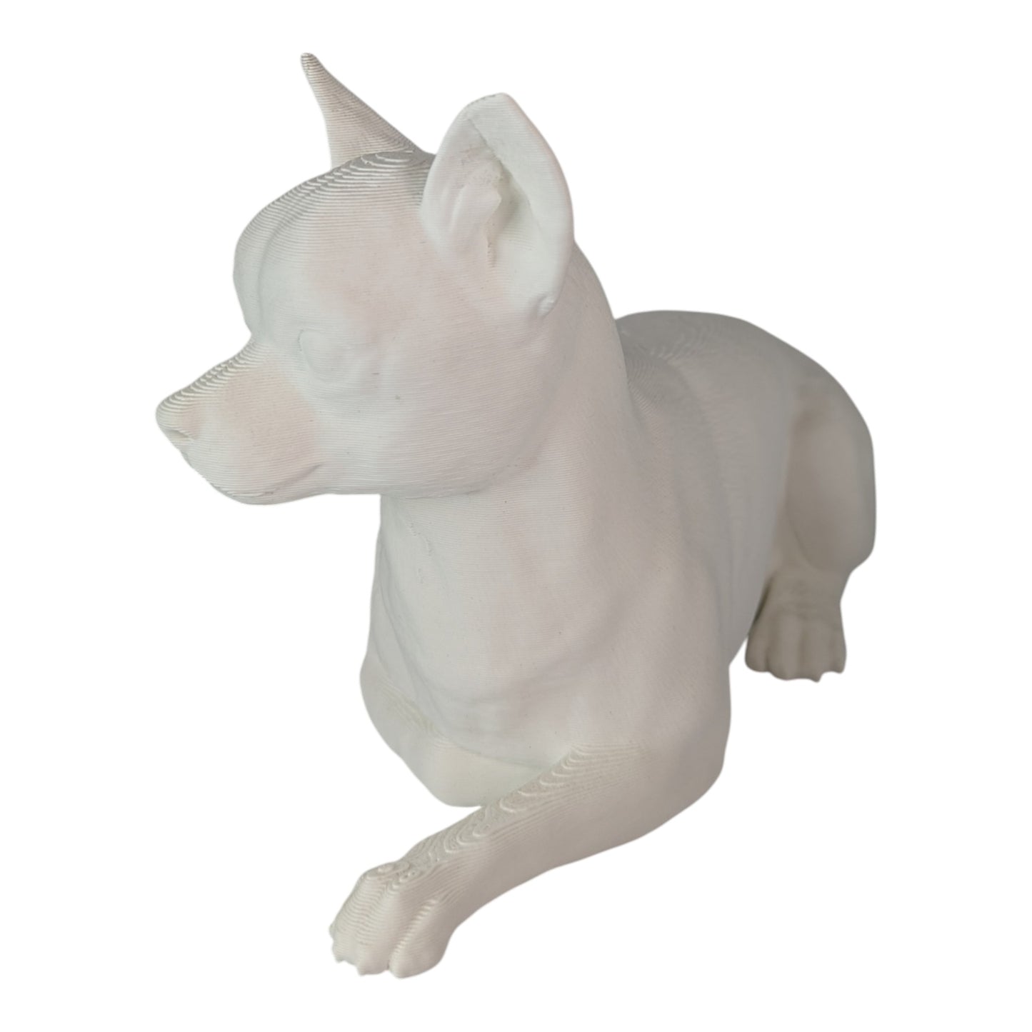 Ren: The Relaxed and Lounging Chihuahua Dog Figurine