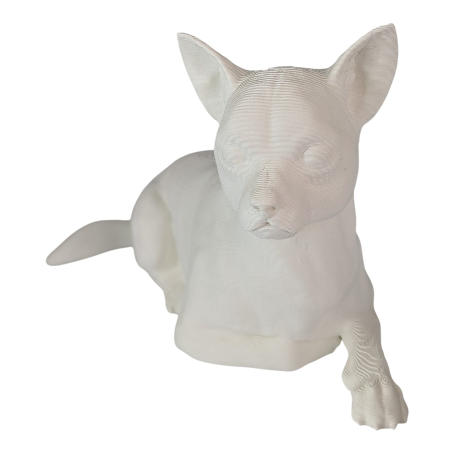 Ren: The Relaxed and Lounging Chihuahua Dog Figurine