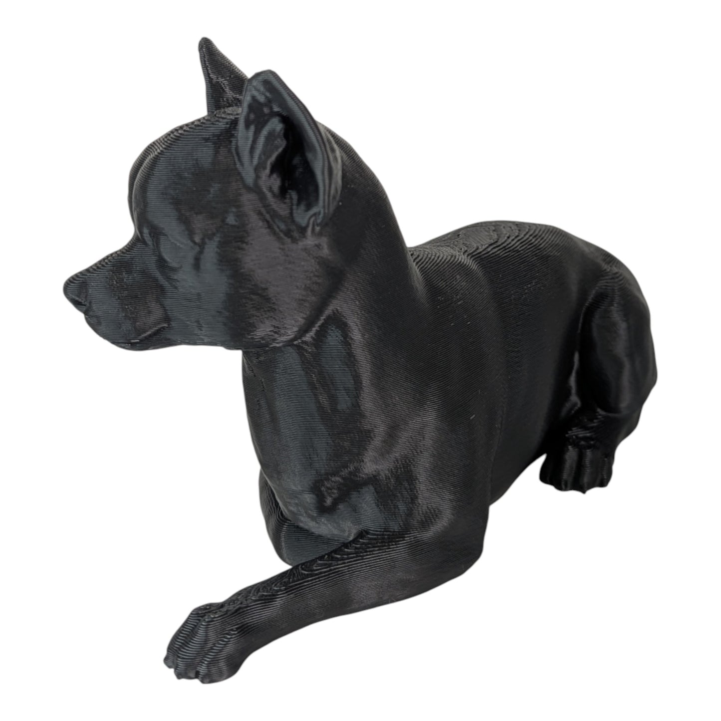 Ren: The Relaxed and Lounging Chihuahua Dog Figurine