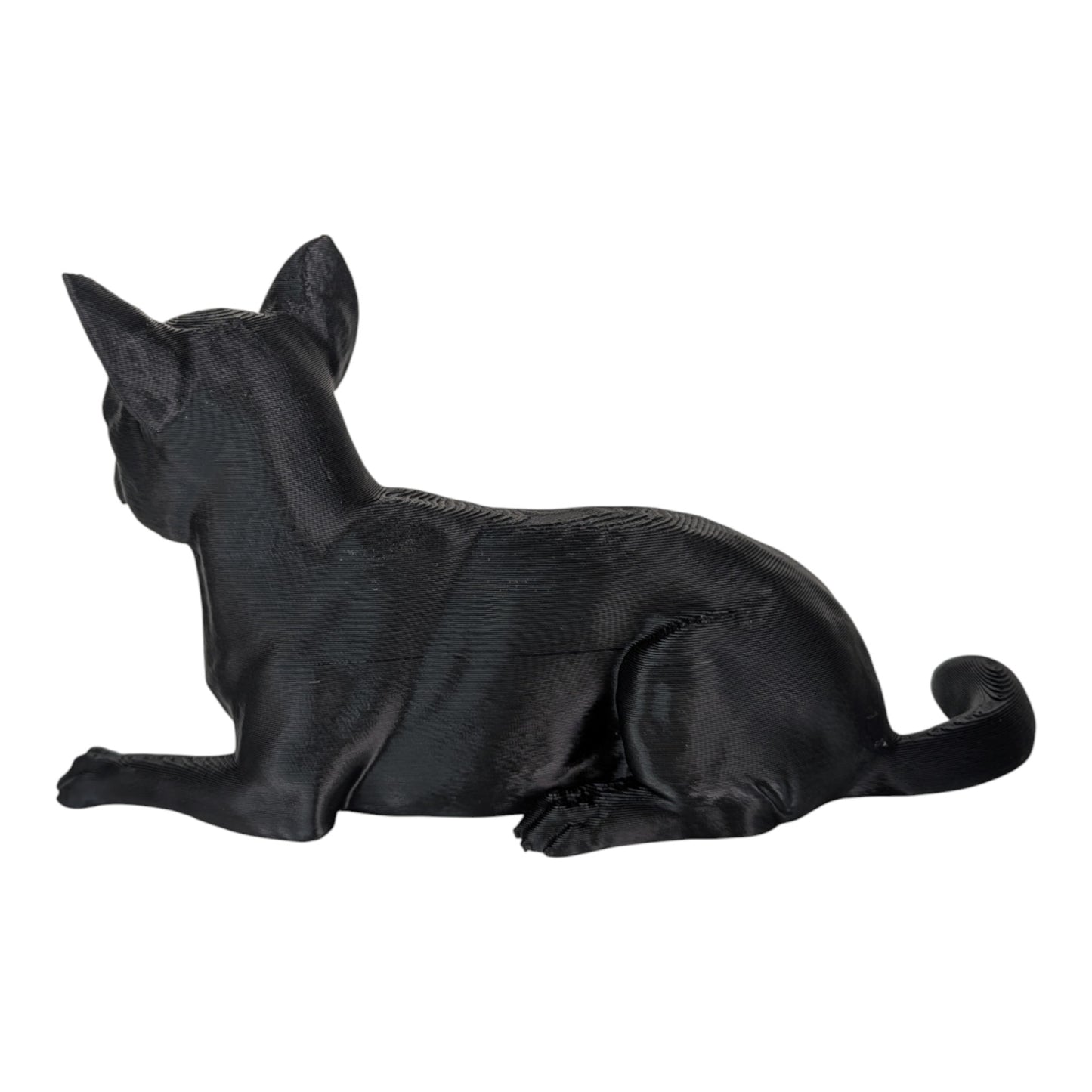 Ren: The Relaxed and Lounging Chihuahua Dog Figurine