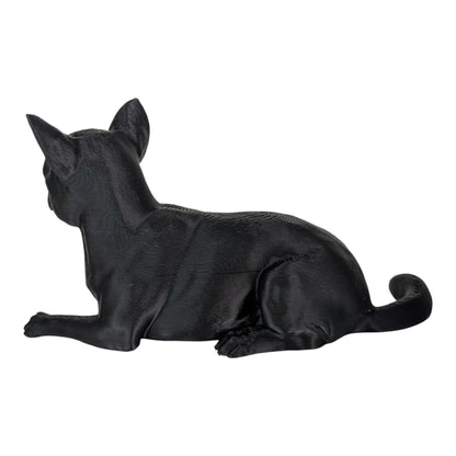Ren: The Relaxed and Lounging Chihuahua Dog Figurine