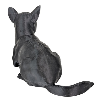 Ren: The Relaxed and Lounging Chihuahua Dog Figurine