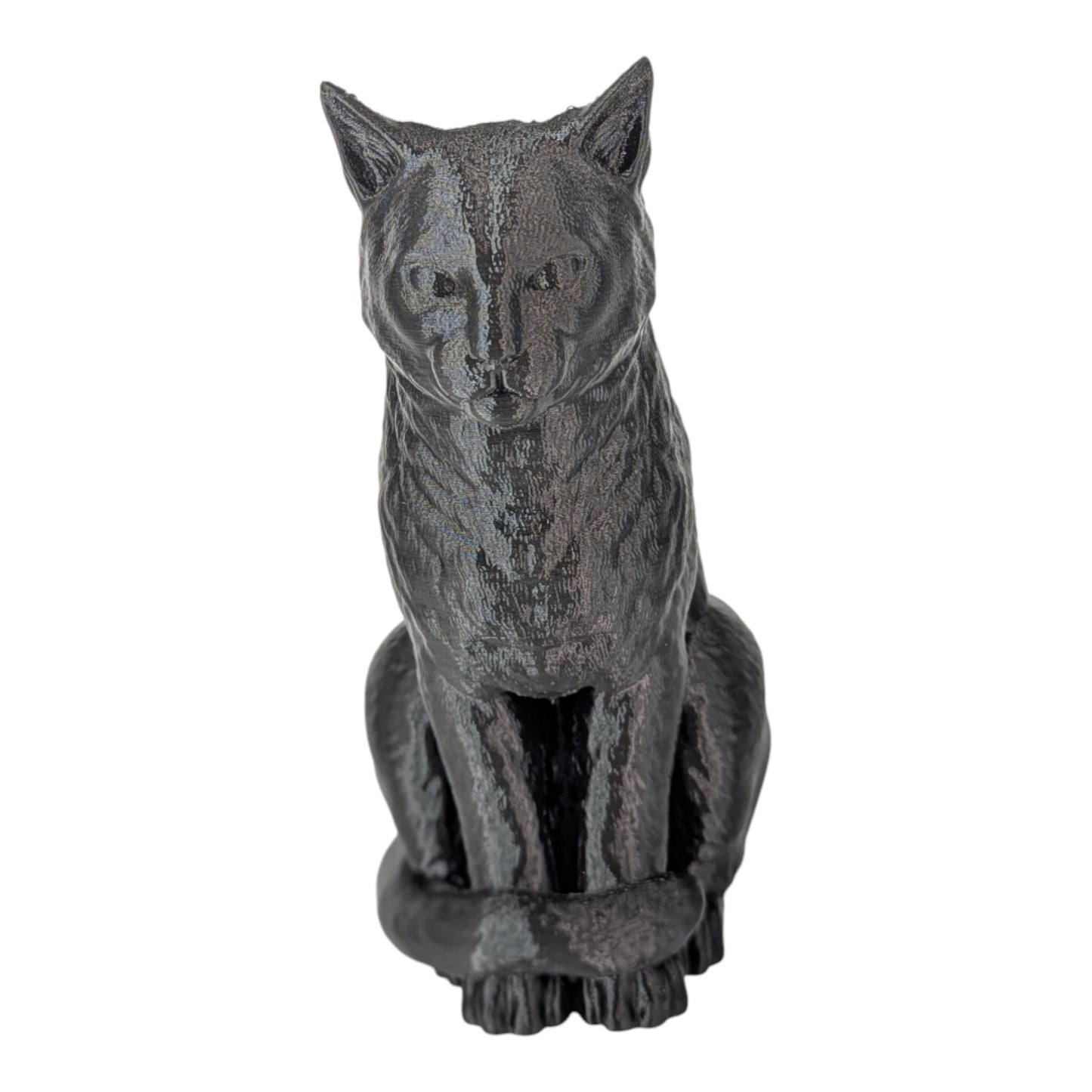 Cleo: The Curious Feline Observer Cat Figurine