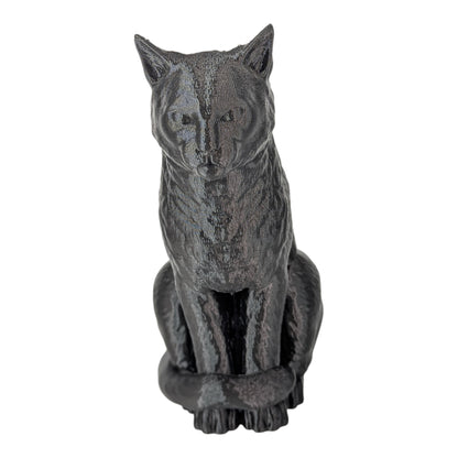 Cleo: The Curious Feline Observer Cat Figurine