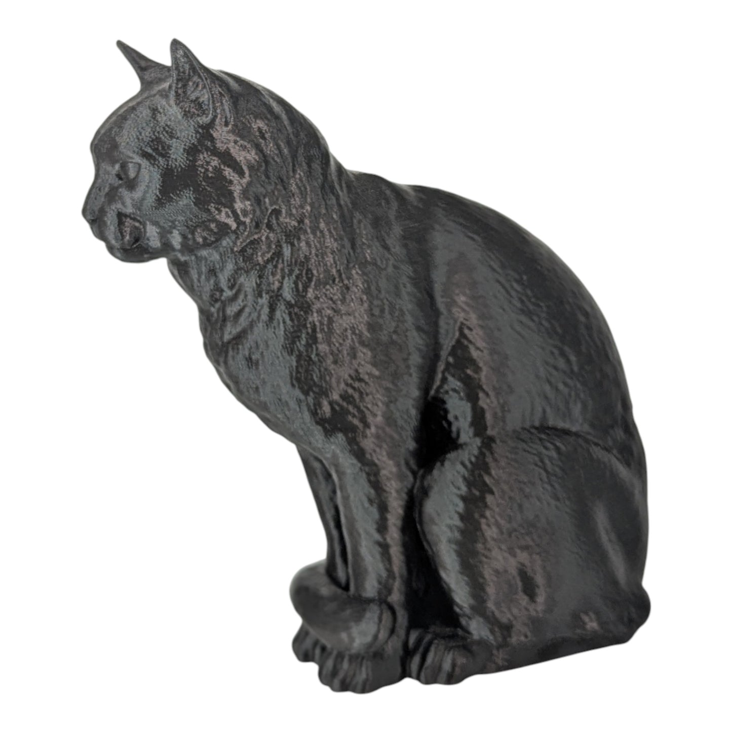 Cleo: The Curious Feline Observer Cat Figurine