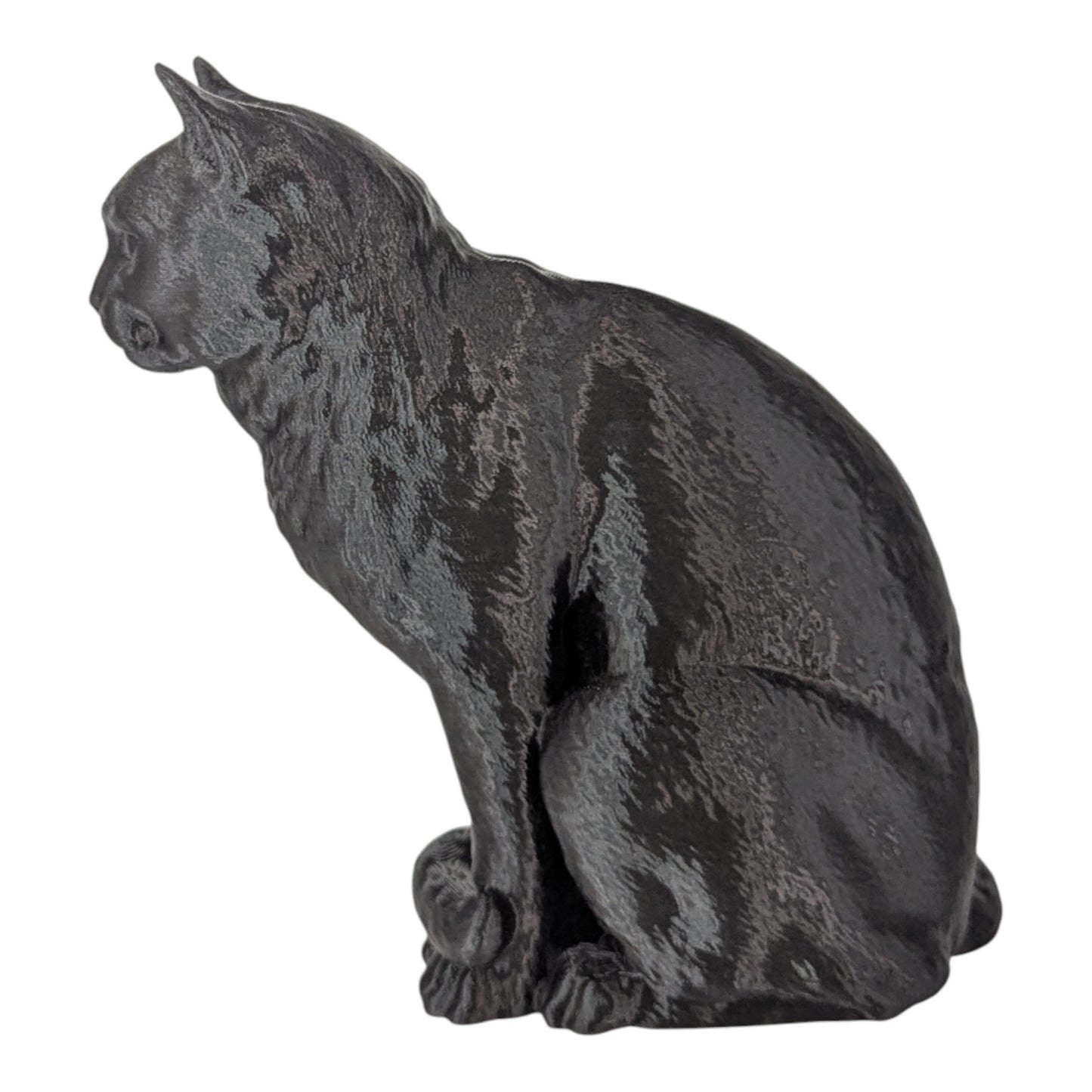 Cleo: The Curious Feline Observer Cat Figurine