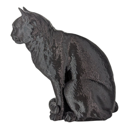 Cleo: The Curious Feline Observer Cat Figurine