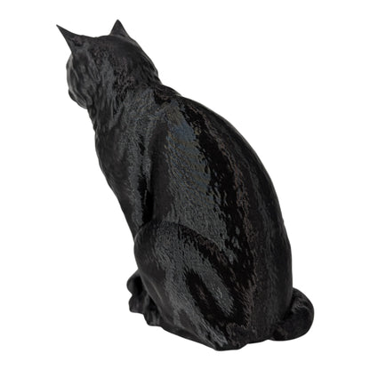 Cleo: The Curious Feline Observer Cat Figurine