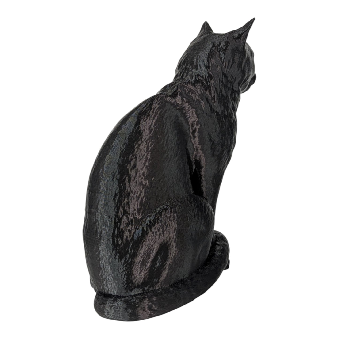 Cleo: The Curious Feline Observer Cat Figurine