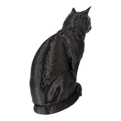 Cleo: The Curious Feline Observer Cat Figurine