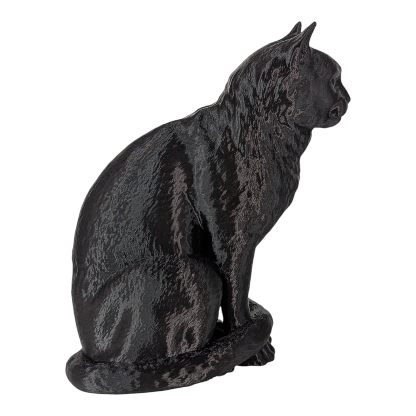 Cleo: The Curious Feline Observer Cat Figurine