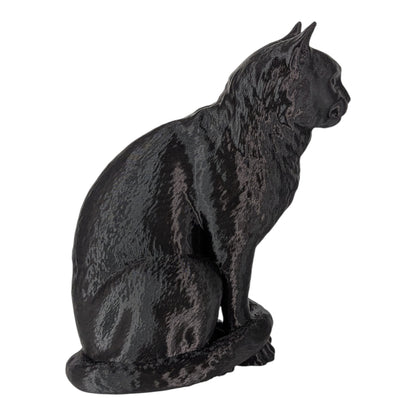 Cleo: The Curious Feline Observer Cat Figurine