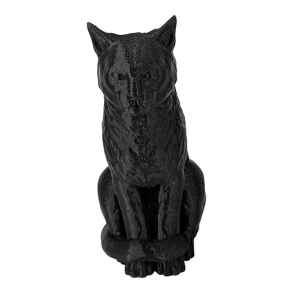 Cleo: The Curious Feline Observer Cat Figurine