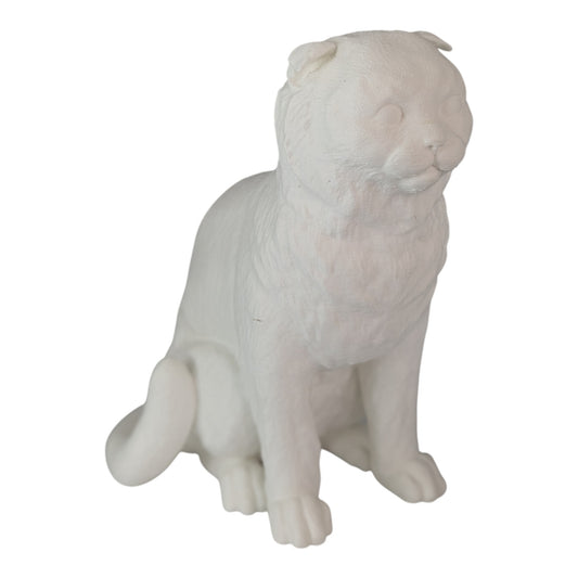 Misty: The Heartbreakingly Sweet Scottish Fold Cat Figurine