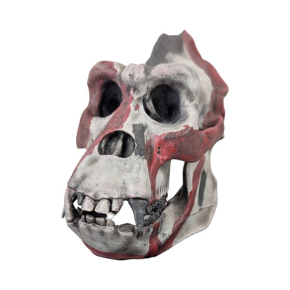 The Silverback: Desktop Gorilla Skull | Street Art Edition