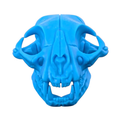 Powder Blue: Life-Size Cat Skull (Matte)