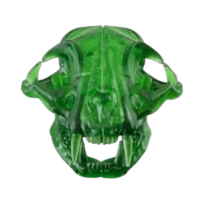 The Emerald Specimen: Life-Size Cat Skull