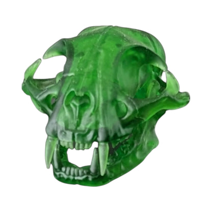 The Emerald Specimen: Life-Size Cat Skull