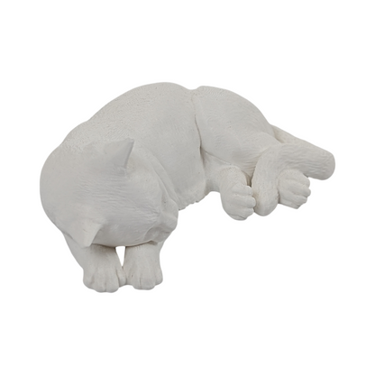 Luna: The Picture of Peaceful Slumbing Cat Figurine